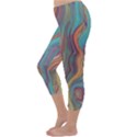 Colorful sketch Capri Winter Leggings  View2