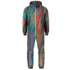 Colorful Sketch Hooded Jumpsuit (men) 