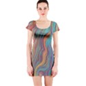 Colorful sketch Short Sleeve Bodycon Dress View1