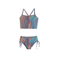 Colorful Sketch Girls  Tankini Swimsuit by bloomingvinedesign