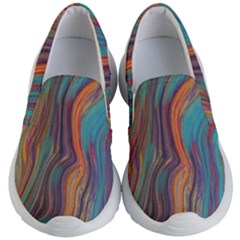 Colorful Sketch Kids  Lightweight Slip Ons by bloomingvinedesign