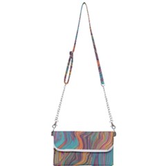 Colorful Sketch Mini Crossbody Handbag by bloomingvinedesign