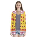 Pizza Table Pepperoni Sausage Copy Drape Collar Cardigan View1