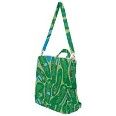 Golf Course Par Golf Course Green Copy Crossbody Backpack by Nexatart