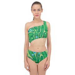 Golf Course Par Golf Course Green Copy Spliced Up Two Piece Swimsuit by Nexatart