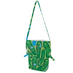 Golf Course Par Golf Course Green Copy Folding Shoulder Bag by Nexatart