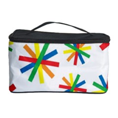 Celebrate Pattern Colorful Design Cosmetic Storage by Nexatart