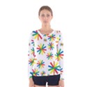 Celebrate Pattern Colorful Design Women s Long Sleeve Tee View1