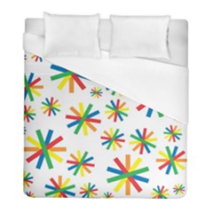 Celebrate Pattern Colorful Design Duvet Cover (full/ Double Size) by Nexatart