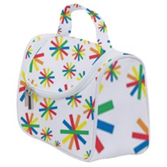 Celebrate Pattern Colorful Design Satchel Handbag