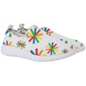 Celebrate Pattern Colorful Design Men s Slip On Sneakers View3