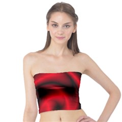 Background Red Color Swirl Tube Top