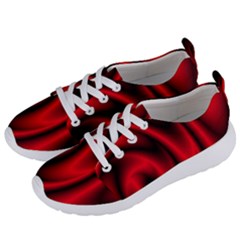 Background Red Color Swirl Women s Lightweight Sports Shoes by Nexatart