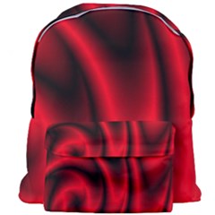 Background Red Color Swirl Giant Full Print Backpack by Nexatart