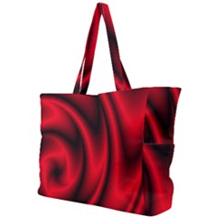 Background Red Color Swirl Simple Shoulder Bag by Nexatart