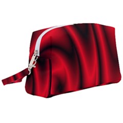 Background Red Color Swirl Wristlet Pouch Bag (large) by Nexatart