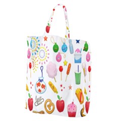 Summer Fair Food Goldfish Giant Grocery Tote by Nexatart