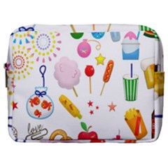 Summer Fair Food Goldfish Make Up Pouch (large)