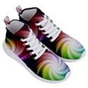 Rainbow Swirl Twirl Women s Lightweight High Top Sneakers View3