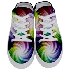 Rainbow Swirl Twirl Half Slippers