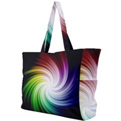 Rainbow Swirl Twirl Simple Shoulder Bag by Nexatart