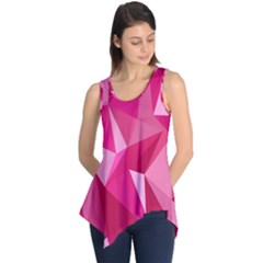 Pattern Halftone Geometric Sleeveless Tunic by Nexatart