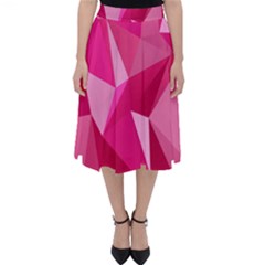 Pattern Halftone Geometric Classic Midi Skirt by Nexatart