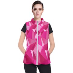 Pattern Halftone Geometric Women s Puffer Vest by Nexatart