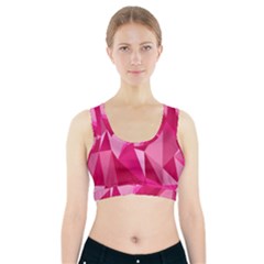 Pattern Halftone Geometric Sports Bra With Pocket by Nexatart