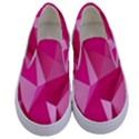 Pattern Halftone Geometric Kids  Canvas Slip Ons View1