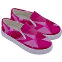 Pattern Halftone Geometric Kids  Canvas Slip Ons View3