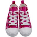 Pattern Halftone Geometric Kids  Mid-Top Canvas Sneakers View1