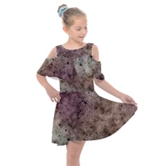 Waiting For The Storm Kids  Shoulder Cutout Chiffon Dress by WensdaiAmbrose