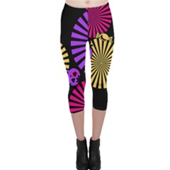 Want To Be Different Capri Leggings  by WensdaiAmbrose