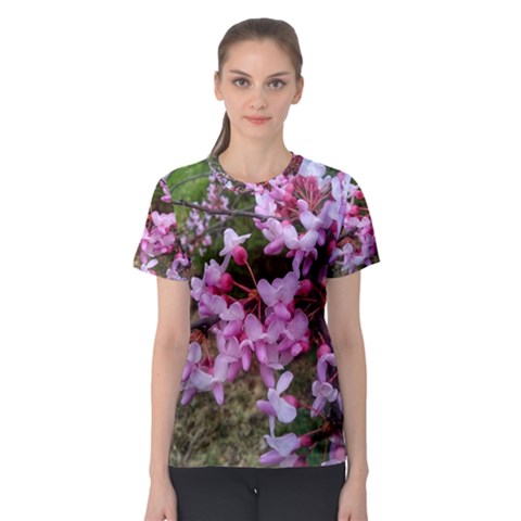 Redbud In April Women s Sport Mesh Tee by Riverwoman