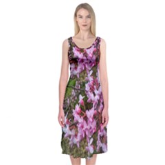 Redbud In April Midi Sleeveless Dress by Riverwoman