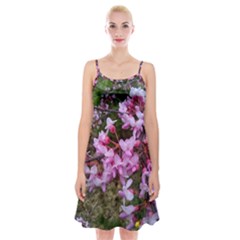 Redbud In April Spaghetti Strap Velvet Dress by Riverwoman