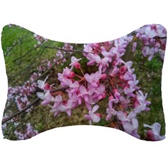 Redbud In April Seat Head Rest Cushion by Riverwoman