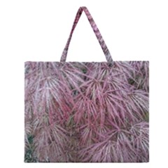 Fineleaf Japanese Maple In April Zipper Large Tote Bag by Riverwoman