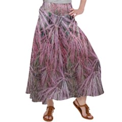 Fineleaf Japanese Maple In April Satin Palazzo Pants by Riverwoman