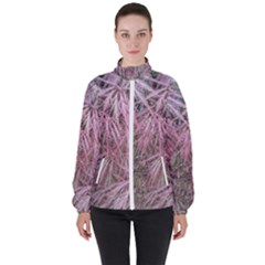 Fineleaf Japanese Maple In April Women s High Neck Windbreaker by Riverwoman