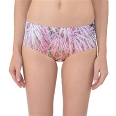 Fineleaf Japanese Maple Highlights Mid-waist Bikini Bottoms by Riverwoman