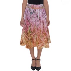 Fineleaf Japanese Maple Highlights Perfect Length Midi Skirt by Riverwoman