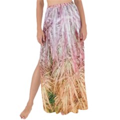 Fineleaf Japanese Maple Highlights Maxi Chiffon Tie-up Sarong by Riverwoman