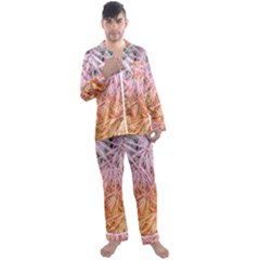 Fineleaf Japanese Maple Highlights Men s Satin Pajamas Long Pants Set by Riverwoman