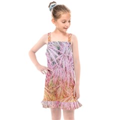 Fineleaf Japanese Maple Highlights Kids  Overall Dress by Riverwoman