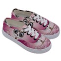 Cute Little Owl With Hearts Kids  Classic Low Top Sneakers View3