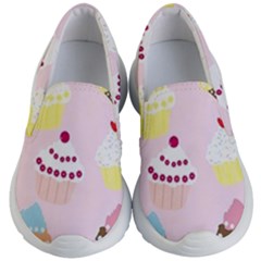 Eat Cupcakes Kids  Lightweight Slip Ons by WensdaiAmbrose