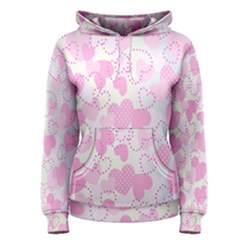 Valentine Background Hearts Bokeh Women s Pullover Hoodie by Nexatart