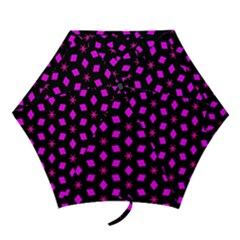 Pattern Stars Squares Texture Mini Folding Umbrellas by Nexatart